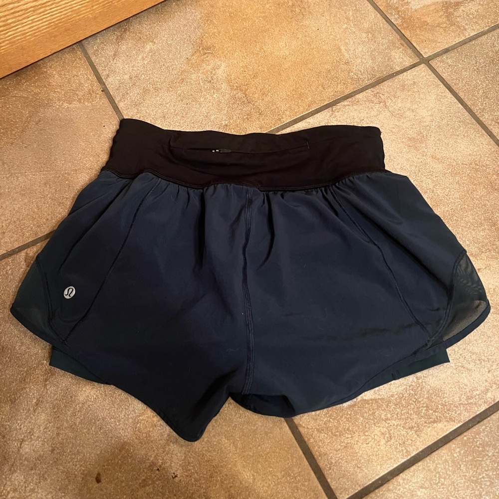 lululemon athletica Women's Dark Blue Athletic Shorts